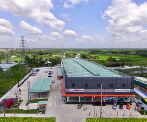 VĂN PHÒNG, NHÀ TRƯNG BÀY VÀ XƯỞNG DỊCH VỤ Ô TÔ